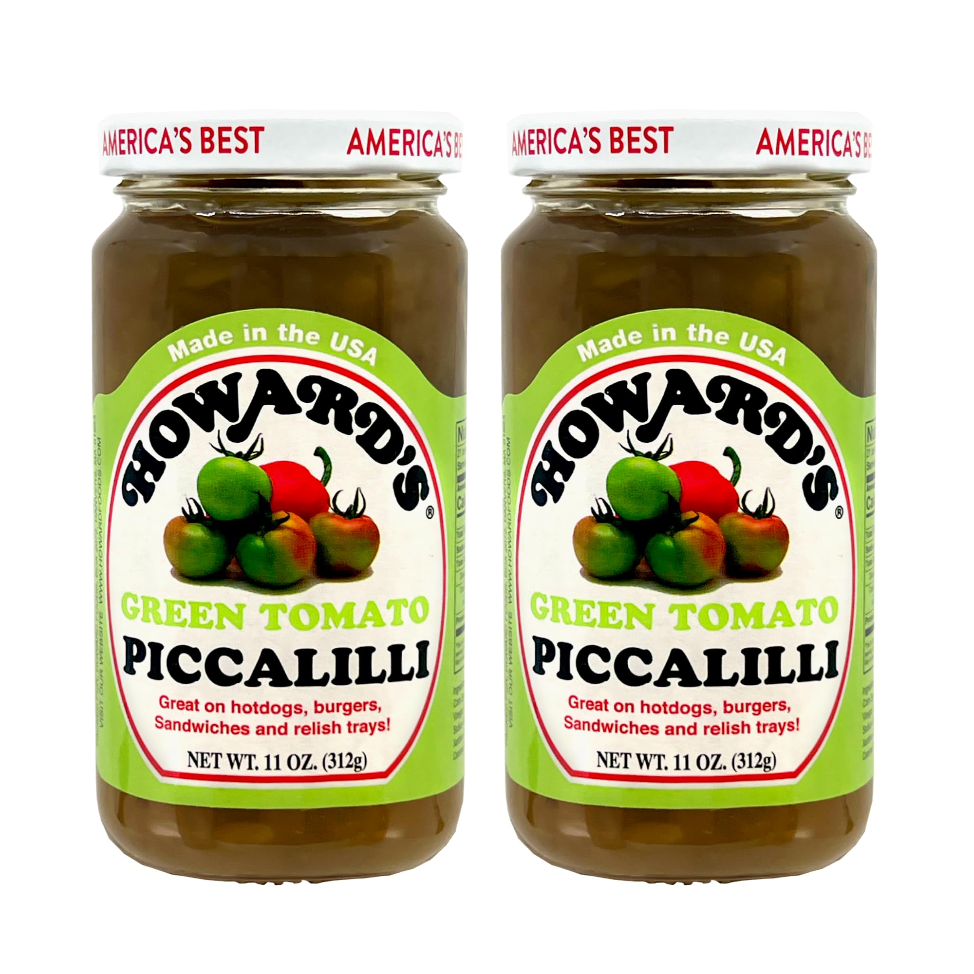 Amazon.com : Howard's Green Tomato Piccalilli 11 oz (312g